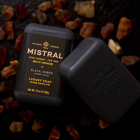 Mistral Men's Natural Hand Soap, Bourbon Vanilla